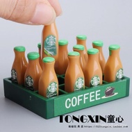 Miniature Food Toy Bottle Coffee Bottled Convenience Store Store Toy OB11 Doll House Decoration NWAU