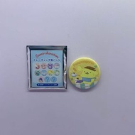 日版 Sanrio Characters 2021年 家居服 睡衣系列 5.6cm 圓形 襟章 Badge - Pompompurin 布甸狗 布丁狗 & Muffin 倉鼠仔