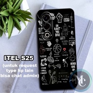 CC26 Flexible rubber softcase/ for ITEL S25 aesthetic Motif/case ITEL S25 ITEL S25 ITEL S25 casing/ 
