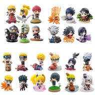 Hot 6PCS Q version Naruto Uchiha Sasuke Uchiha Madara Orochimaru Itachi action figure Model Statue