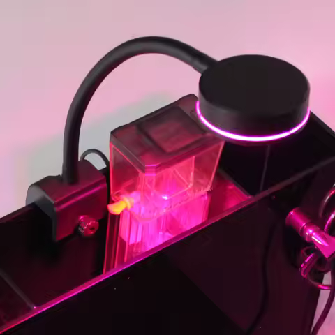 Q2-C Pico Refugium 18W Full Spectrum Aquarium Light With Timer 90V-240V Metal Tube Adjustable Angle 