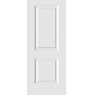 HOLZTUR ประตู HDF บานทึบ 2ลูกฟัก HDF-S01 80x200ซม. สีขาว