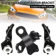 LOOKSHOW 4Pcs Front Headlamp Repair Kit Bracket Clip Right Left Car Headlight Repair Brackets For BM