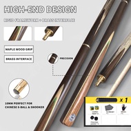 3/4 Joint Maple Shaft Pool Cue | Great Control for Accurate Strikes | Pro Stick for Snooker/8-Ball/C