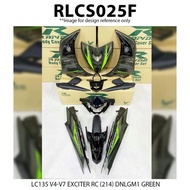 Rapido Cover Set Yamaha LC135 V4-V7 EXCITER RC (214) Red Black Blue Dnlgm1 Green Motor LC4S VR46 VR 