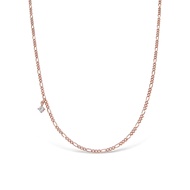 Mizuchol สร้อย Bubbling Champagne Necklace (Stackable) ประดับพลอย White Topaz (เฉพาะสร้อยและจี้ Whit