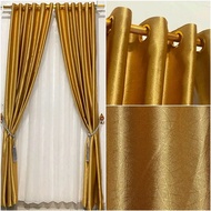 ORIGINAL GLOSSY BLACKOUT CURTAINS, 6 WAVES, STEAM PROCESS