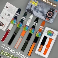 นาฬิกาสมาร์ทวอทช์ รุ่น smart watch Ultra8pro มีเกมส์ โหมดกีฬา โทรเข้าโทรออกได้ รองรับภาษาไทย วัดหัวใจ (มีสาย2เส้น + แถมเคส1+ฟิล์ม1)