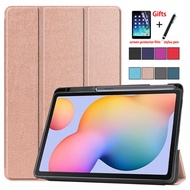 Case For Samsung Galaxy Tab S6 Lite 10.4'' 2022 2020 SM-P13 SM-P619 SM-P610 SM-P615 Cover With Pencil Holder Funda Tablet Stand Shell +Gift