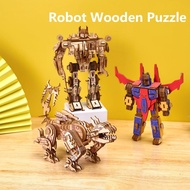 Kids DIY 3D Wooden Robot Puzzle - DIY Toys - Educational Kids Toys - STEM Toys - Robot Toys - DIY