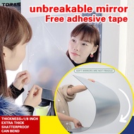 DIY HD Mirror Wall Sticker Acrylic Splicing Can Be Bent Mirror Self-Adhesive Mirror Full Body Mirror