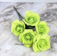 Bunga Rose OF Artificial / Bunga Artificial / Bunga Plastik / Bunga Dekorasi / Dekorasi Pernikahan /