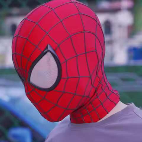 Spiderman 2 Movie Accuracy Garfield Version Cosplay Mask Handmade Peter Parker Venom Marvel Collecti