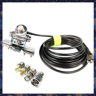 Car Radio Antenna Mount Bracket 5M PL259 SO239 Coaxial Feeder Extend Cable SMA Female Male BNC Conne