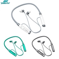 Special promotion!!A12 Hanging Neck Bluetooth-compatible Headset Long Standby Semi-in-ear / In-ear Electricity Display Sports Pluggable Card Wireless Earphone