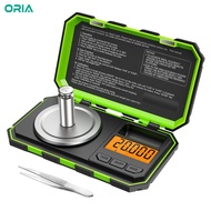 ORIA  20g/0.001g Digital Scale Jewellery Kitchen Scale Mini Milligram Scale