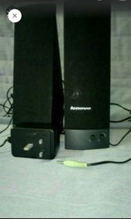 World famous top brand👍Lenovo computer speakers set with 2pcs.🎁型格音式兼備👍時尚音響方便靚喇叭壹對💰得夠發$79.80/set fixed price💰可接駁電腦👍mp3👍手機輸出👍功能正常外觀良好👍Quality speaker set with 2pcs. cost U💝HK$79.80 only🔍100%working in good condition without any  damages💝Great👍