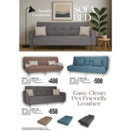 Sofa Bed Pet Friendly Leather