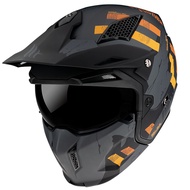 MT HELMET STREETFIGHTER SKULL2020 A12 MATT GREY