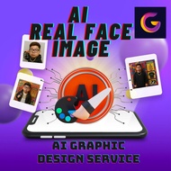 AI real face image | AI graphic design service