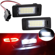 2PCS Car No Error Canbus Led License Number Plate Lights Bulb For Audi A1 A4 B8 A5 S5 A6 S6 A7 Q5 TT