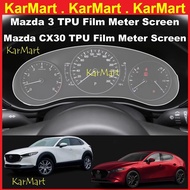 Mazda 3 CX30 TPU Meter Protective Film Screen Protector Automotive Interior Instrument Panel