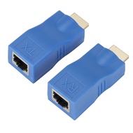 4K HDMI-compatible Extender RJ45 Ports LAN Network HD Extension 30m Over CAT5e/6 UTP LAN Ethernet Cable for HDTV Monitor