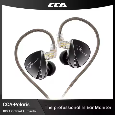 CCA Polaris in-ear fever earphone hifi sound quality cable live monitoring level ear return