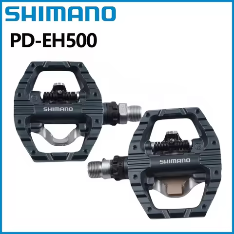 SHIMANO PD-EH500 Bicycle Pedal Light Action SPD Pedals With Cleat SM-SH56 Original Parts Shimano Bic