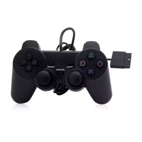 1.8M Double Shock Remote joystick Gamepad Joypad for PlayStation 2 PS2 console