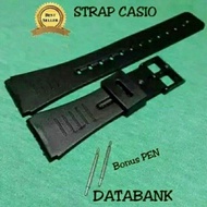 STRAP TALI JAM TANGAN CASIO DATABANK DBC-32 DBC-150 DBC-30 DBC-81 Free pen