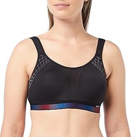 Women's Triaction Cardio Flow N01 EX Sports Bra, black, 32DDD