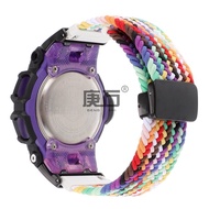 Substitute Casio Casio GBA 900 GBA-900 Strap Braided Elastic Magnetic Buckle Strap