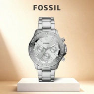 Fossil Men's Quartz Stainless Steel Three-Hand Watch Stainless Steel Case/Glass Mirror BQ2490/BQ2491
