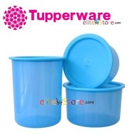 TUPPERWARE One Touch Canister / Topper Set [BLUE] [A.600ml 950ml 1.25L]