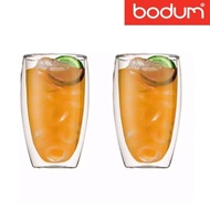 Bodum ไมโครเวฟปลอดภัยแก้วกาแฟแก้วมัคคาปูชิโนลาเต้เอสเปรสโซแก้วผนังคู่ความปลอดภัยเครื่องดื่มร้อนและเย