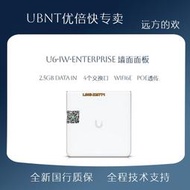 【可開發票】UBNT優倍快Ubiquiti UniFi U6-IW Enterprise 2.5g POE AP面板