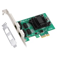 2-Port Gigabit PCIe Network Card 1000M Dual Ports PCI Express Ethernet Adapter with 82571EB LAN NIC