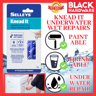 Black Hardware Sellys Knead It Underwater Interior Exterior Reshape Rebuild Repair Epoxy Adhere Putt