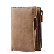 Pabojoe Men Premium Genuine Leather Wallet FOC Key Chain Multiple Card