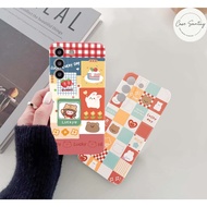 Cute Aesthetic Bear Softcase For Oppo A3 A5i A3X A60 A18 A38 A17 A17k A16 A16e A16k A15 A15s A52 A72