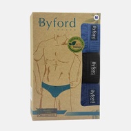 BYFORD 3pcs Men Mini Briefs Bamboo Elastane (BMB107736)
