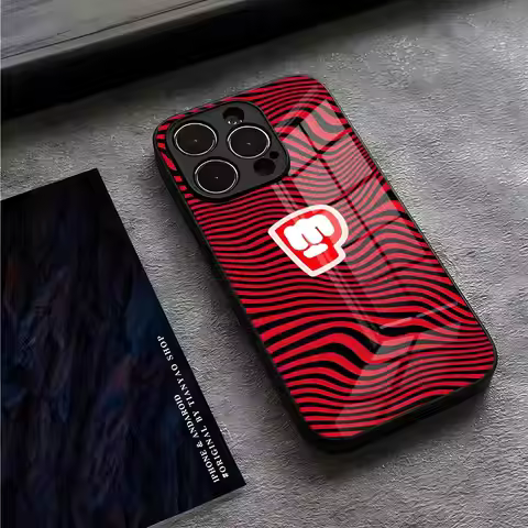 PewDiePie Waves Phone Case For IPhone 13 Pro Max 14 16 Plus 12 Mini 11 15 X XR XS 8 7 Plus SE Temper
