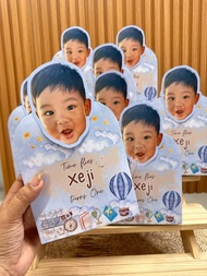 Lootbag with Bubble Face for Birthday Christening etc Customized Theme Lootbag Giveaways