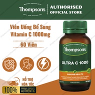 High Concentration Vitamin C Supplement - Thompson's Ultra C 1000mg - 60 Tablets