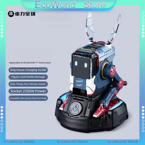 GravaStar Alpha65 Dog Nitrogen Charger 65W Gallium Nitride Charger Suitable For IPhone Huawei Xiaomi