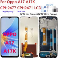 For Oppo A17 A17KCPH2477 CPH2471 LCD Display Touch Screen Digitizer Assembly Replacement Repair