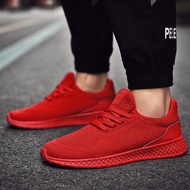 Hot Red Cheap Men's Running Shoes Plus Size 39-48 Ultralight Summer Sports Sneakers For Men Outdoor Athletic Shoes Mens Trainers