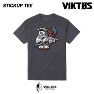 VIKTOS - Stickup Tee [Charcoal Heather] เสื้อยืดคอกลม เสื้อสกรีน พิมพ์ลายกราฟิก เสื้อแขนสั้น ผ้านุ่ม