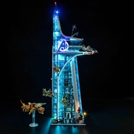 Hilighting Upgraded Led Light Kit for Lego Avengers Tower Battle Building Toy Set, Compatible with L